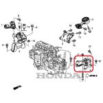 Подушка двигателя передняя левая (АКПП) Honda 50850-TV1-E81