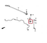 Втулка стабилизатора переднего Honda 51306-T2A-R02