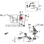 Втулка стабилизатора переднего Honda 51306-TV0-E01