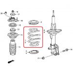 Пружина передняя левая Honda 51406-STX-A52
