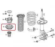 Подшипник опоры переднего амортизатора Honda 51726-SNA-013
