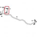 Стойка стабилизатора задняя левая Honda 52321-SJA-013