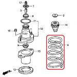 Пружина подвески задняя K-FLEX RC5809