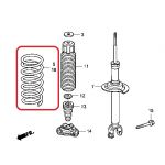 Пружина подвески задняя Honda 52441-TL1-E21