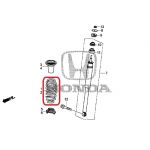 Пружина подвески задняя левая Honda 52446-TV1-E01