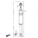 Амортизатор задний Honda 52610-SNX-A02 (Усиленный)