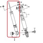 Амортизатор задний левый Honda 52612-SJA-E52