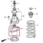 Пыльник амортизатора задний Honda 52687-S5A-014