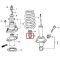 Отбойник заднего амортизатора Honda 52722-SWA-A01