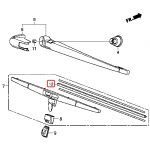 Резинка щетки стеклоочистителя заднего (350 мм) Honda 76722-SZA-A01