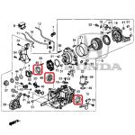 Сальник заднего дифференциала Honda 91201-R7L-003