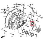 Сальник приводного вала левого Honda 91205-RT4-003